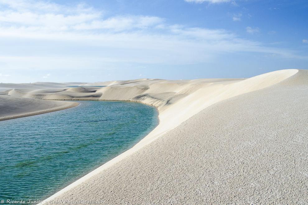 Imagem das dunas e águas maravilhosas do Circuito Lagoa Bonita.