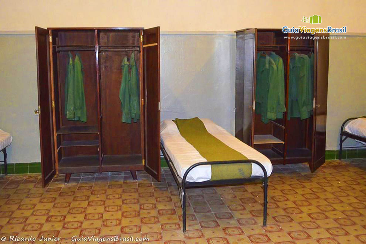 Imagem do antigo dormitório do Forte.