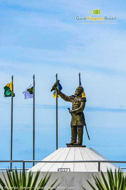Imagem monumento no centro da cidade de Maceió, Alagoas, Brasil.