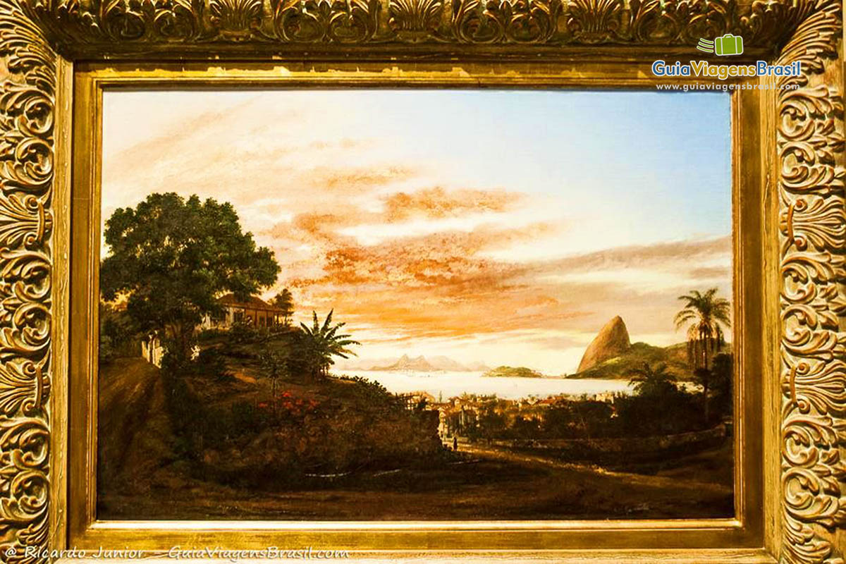 Imagem de belo quadro no Museu  em Recife.
