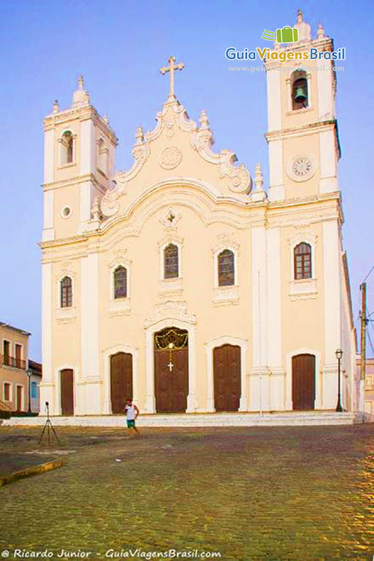 Imagem da Igreja Matriz, nos traz inspiração paz na alma, em Penedo, Alagoas, Brasil.