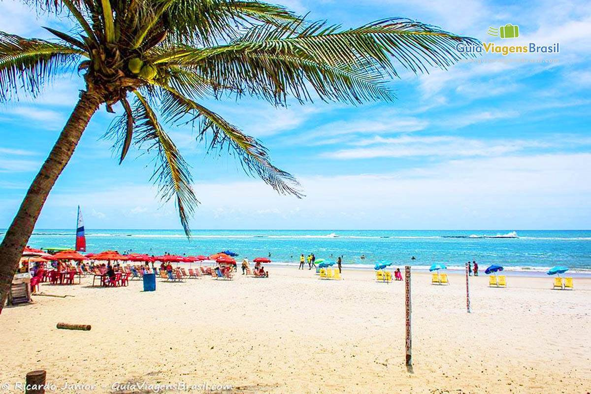 Imagem da entrada da praia, visão do paraíso, na Praia do Frances, em Maceió, Alagoas, Brasil.