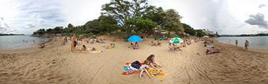 Imagens 360 graus da Praia Ilha do Boi, Vitoria