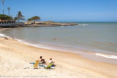 Foto da Praia Areia Preta, em Guarapari, ES – Crédito da Foto: © Ricardo Junior Fotografias.com.br