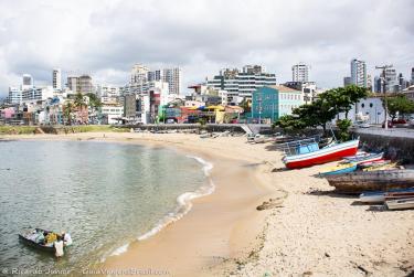 Foto da Praia Rio Vermelho, em Salvador, BA – Crédito da Foto: © Ricardo Junior Fotografias.com.br