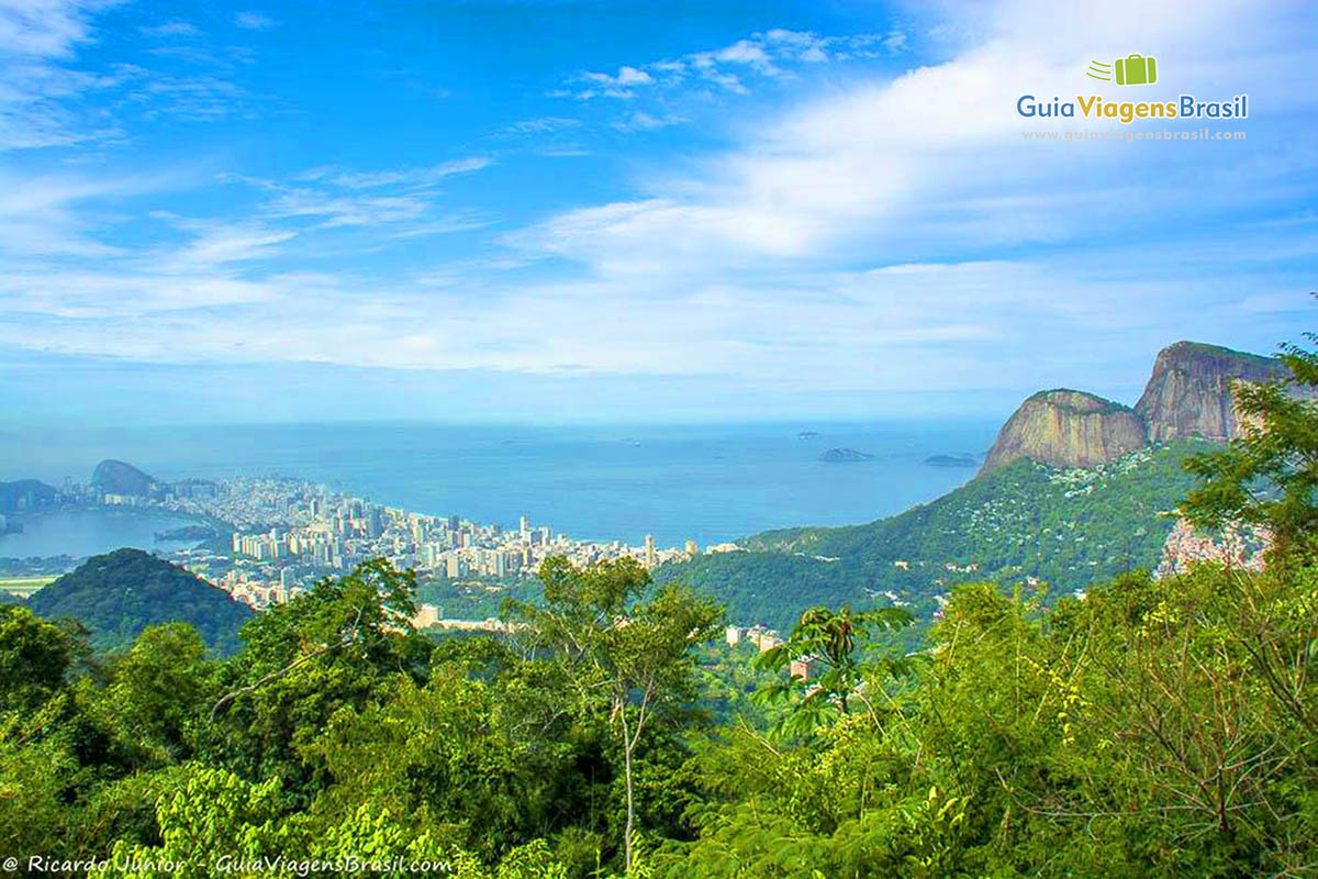 Imagem da cidade do Rio de Janeiro, vista do Alto da Boa Vista.